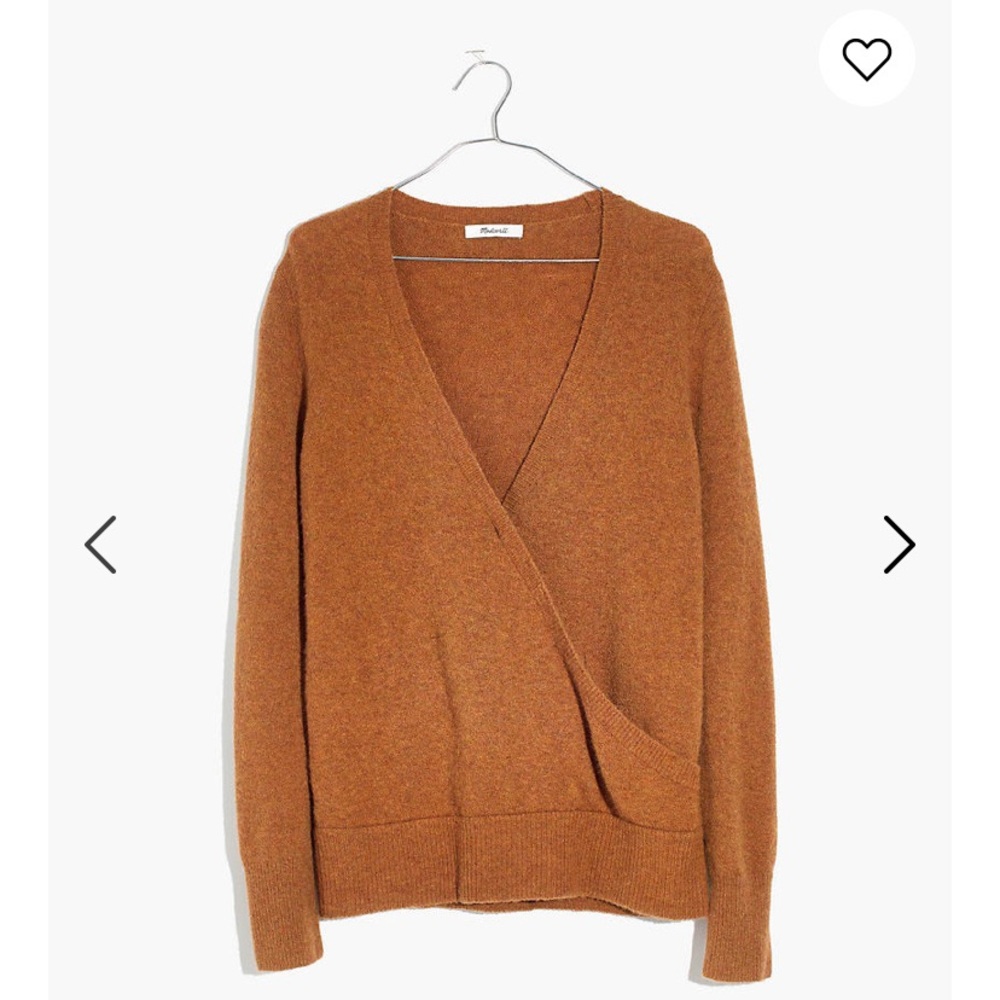 Madewell Wrap-Front Pullover Sweater